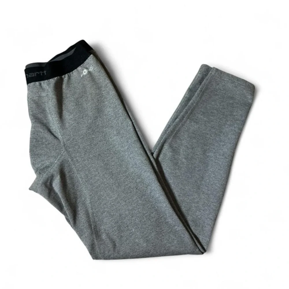 Carhartt Force‎ Mens Gray Thermal Base Layer Pants MBL112 Size Medium